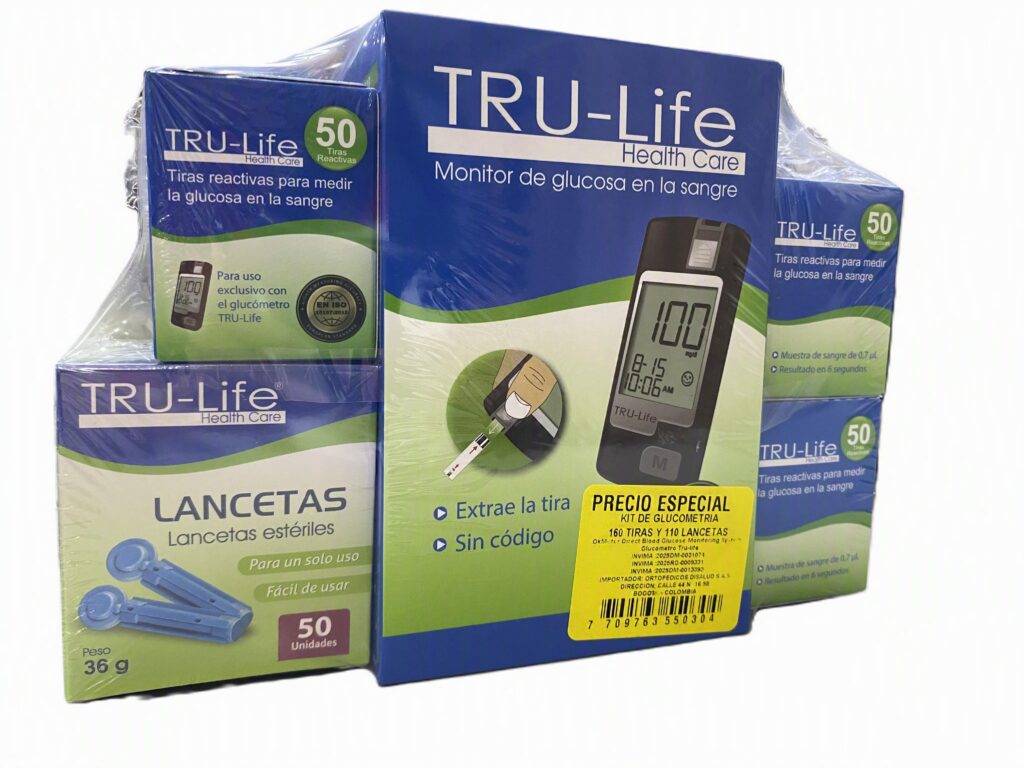 Kit glucometria 160 + 110 lado